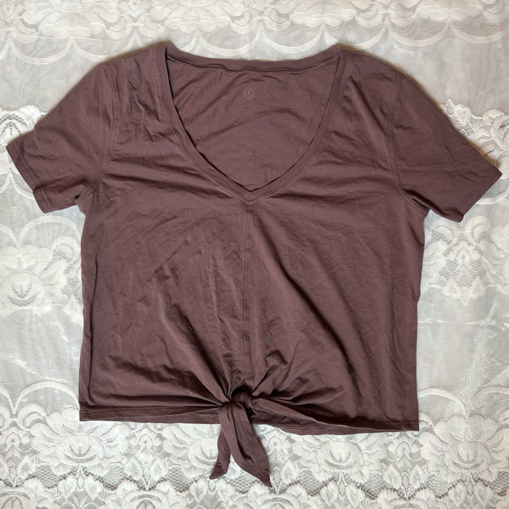 Lululemon Plum Crop Top